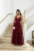 Vestido de alcinha PETRA FINA MARSALA P